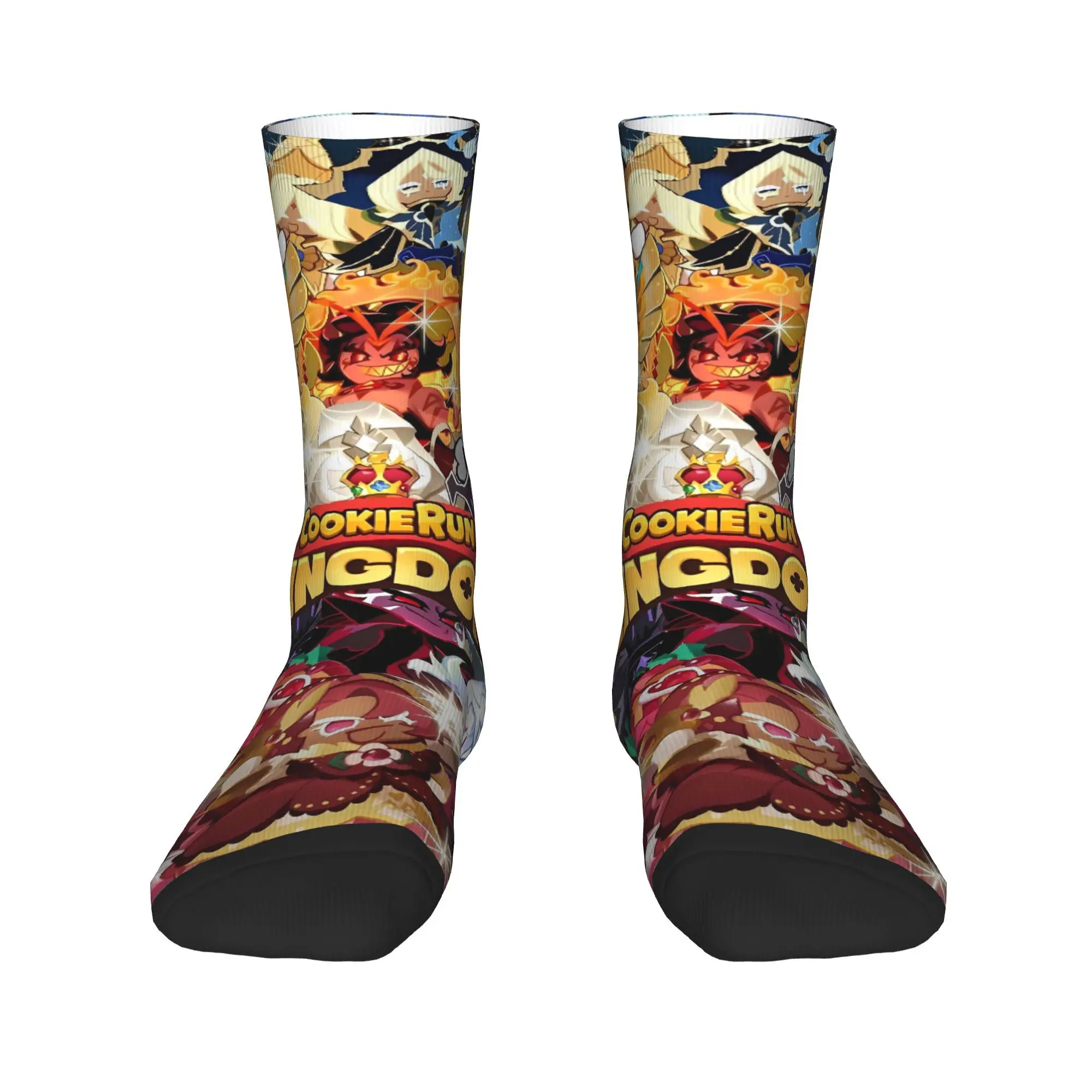 كوكي تشغيل المملكة لعبة الجوارب جوارب مخصصة عدم الانزلاق الرجال الجوارب مريحة الخريف مضحك الجري الجوارب