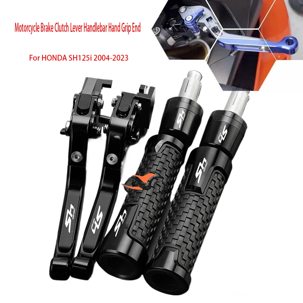 

For HONDA SH125i 2004-2023 2022 Motorcycle CNC Accessories Handles Brake Clutch Levers Handlebar grip