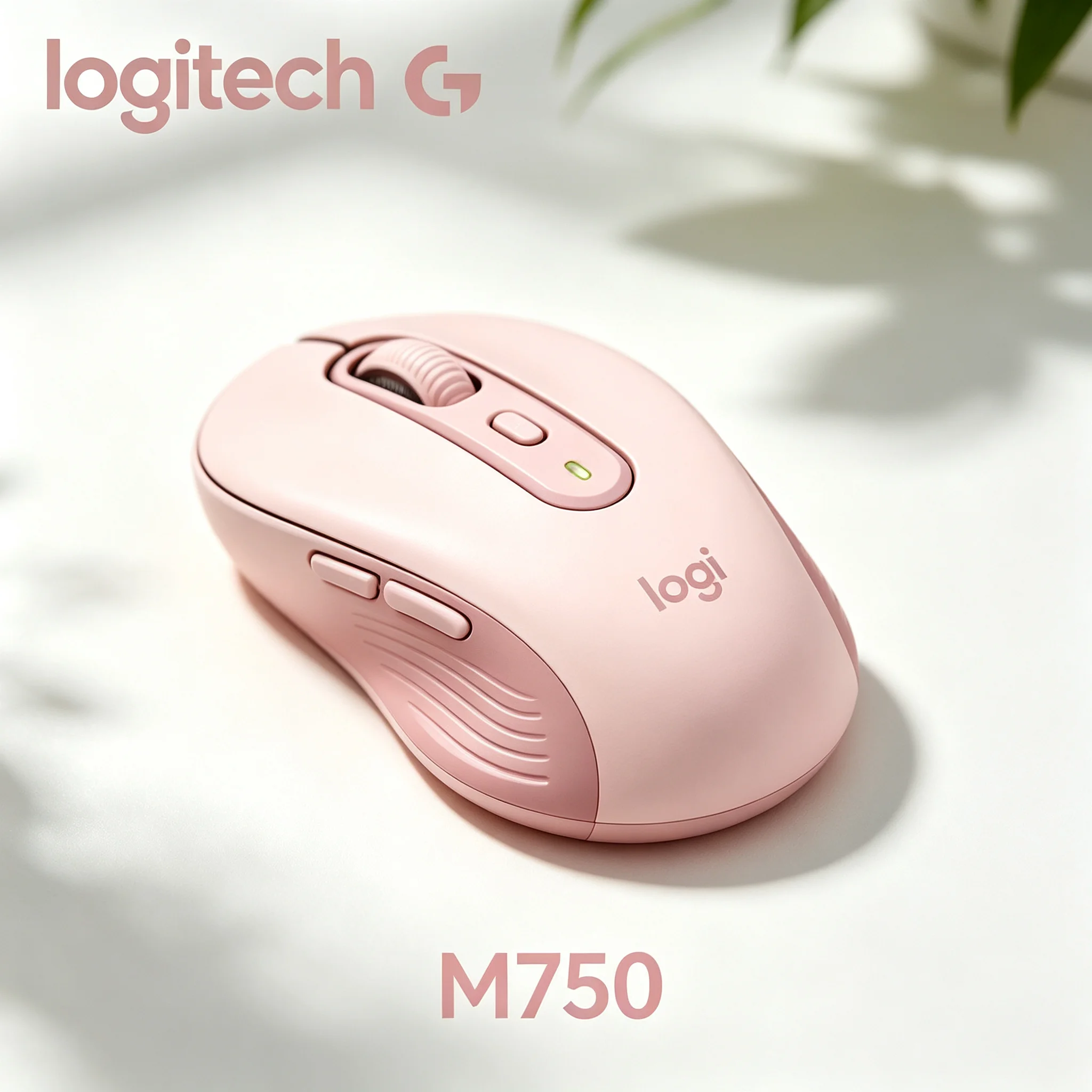 Logitech M750 Wireless Mouse Stable Precise Tracking Ergonomic Mice For Casual Gaming & Daily Office Work