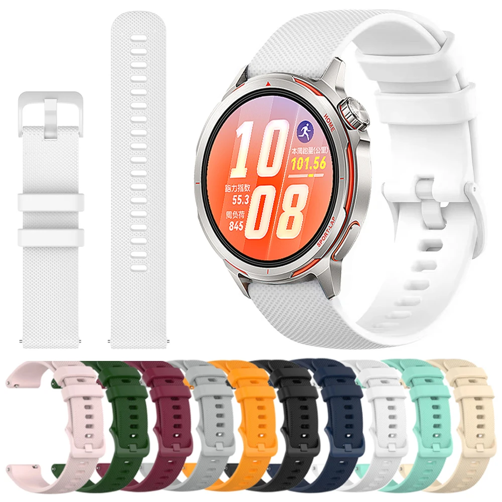 20 22mm Silikonarmband für HUAWEI WATCH GT Runner 2, GT 6, 5, 4, 3, 2, 46mm, 42mm, HONOR Magic Watch 4, GS Pro Ersatzarmband