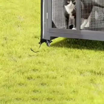 

Outdoor Cat House Cover Pet Fence Protection Cover Dust-Proof Dog Cage Cover Garden Supplies For Home Household Merchandises