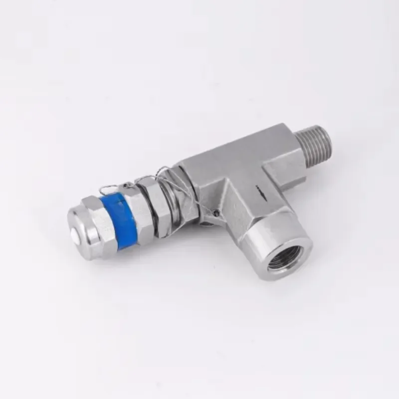 NAI LOK SS316 Pressure Relief Valve 1/4 3/8 1/2 1 Inch NPT Male to Female & 6mm-12mm Double Ferrule Safety Valve