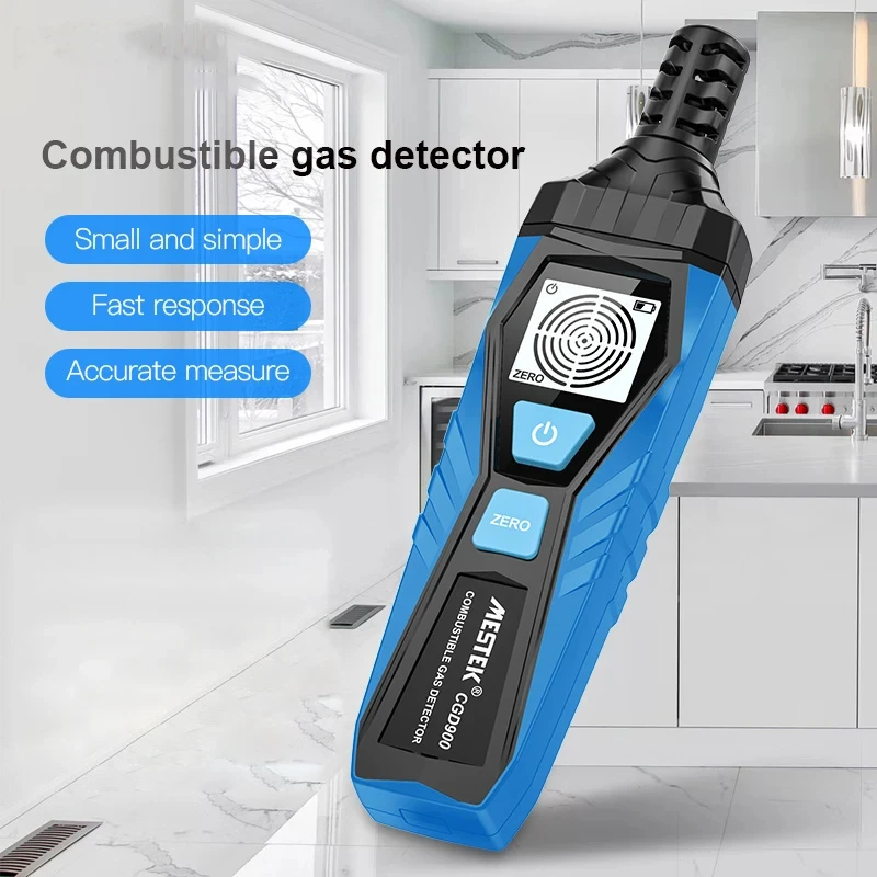 

Natural Methane Mini Sound Alarm Gas Detector LCD Display Gas Leak Detector Alarm Combustible Flammable For All Types of Gas