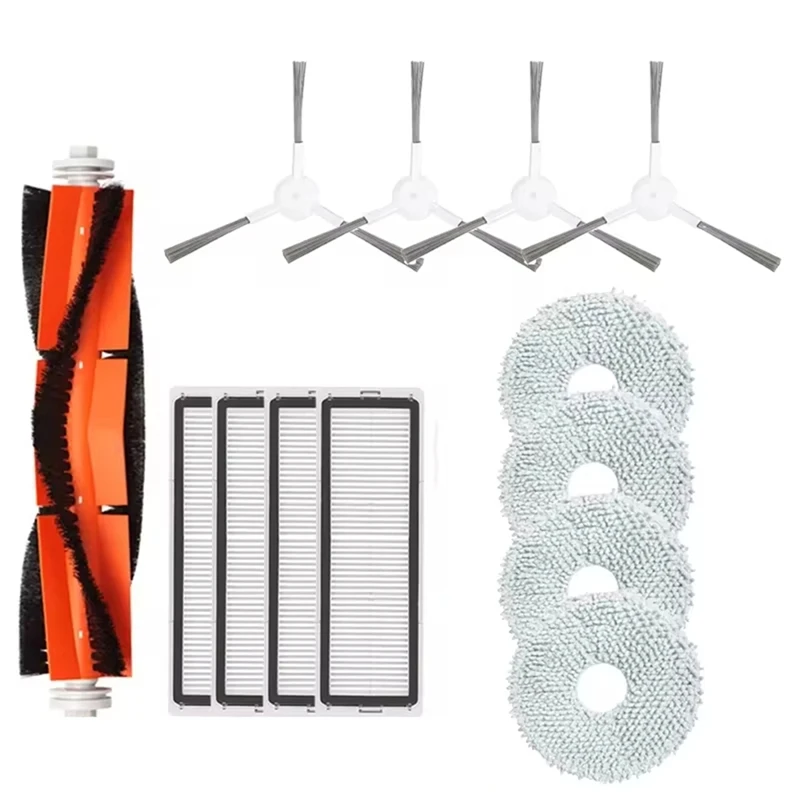 

Top Sale For Xiaomi S10+ / S10 Plus B105 Spare Parts Accessories Main Side Brush Hepa Filter Mop Rag Cloth