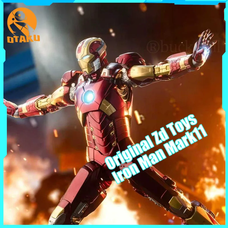 Original zd brinquedos homem de ferro 3 figura de ação marca 11 figuras homem de ferro mk11 filme ação conjunta figuras móveis coleção brinquedo presentes