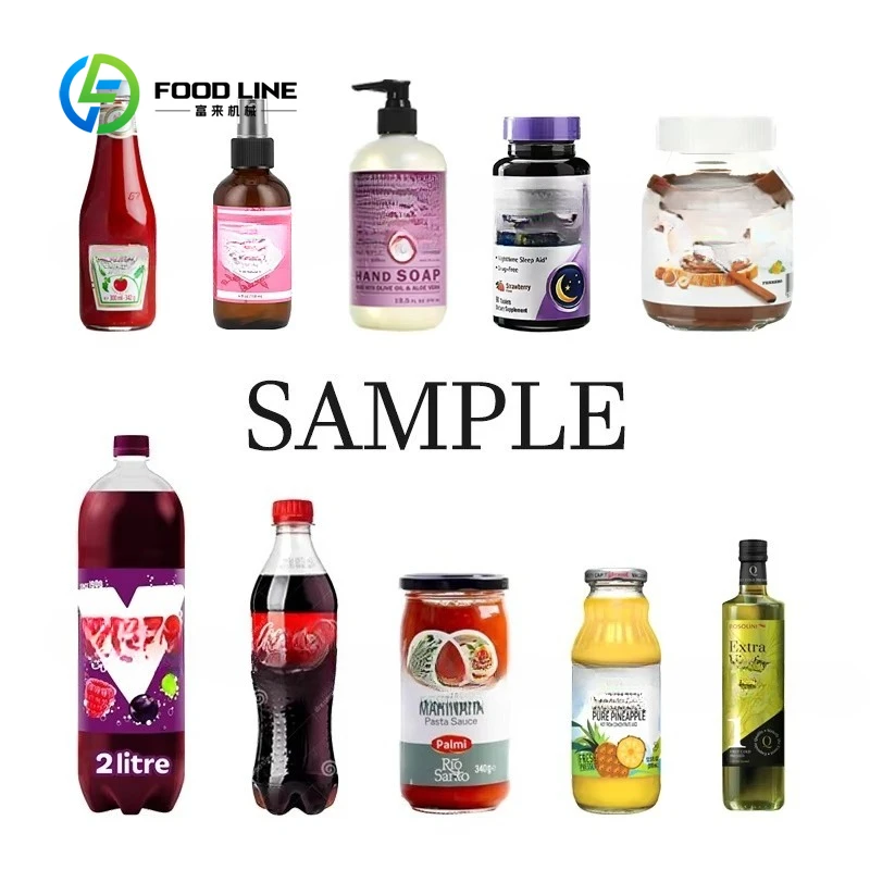 Customized size Fully automatic labeling machine for beverage, food and sauce bottles
