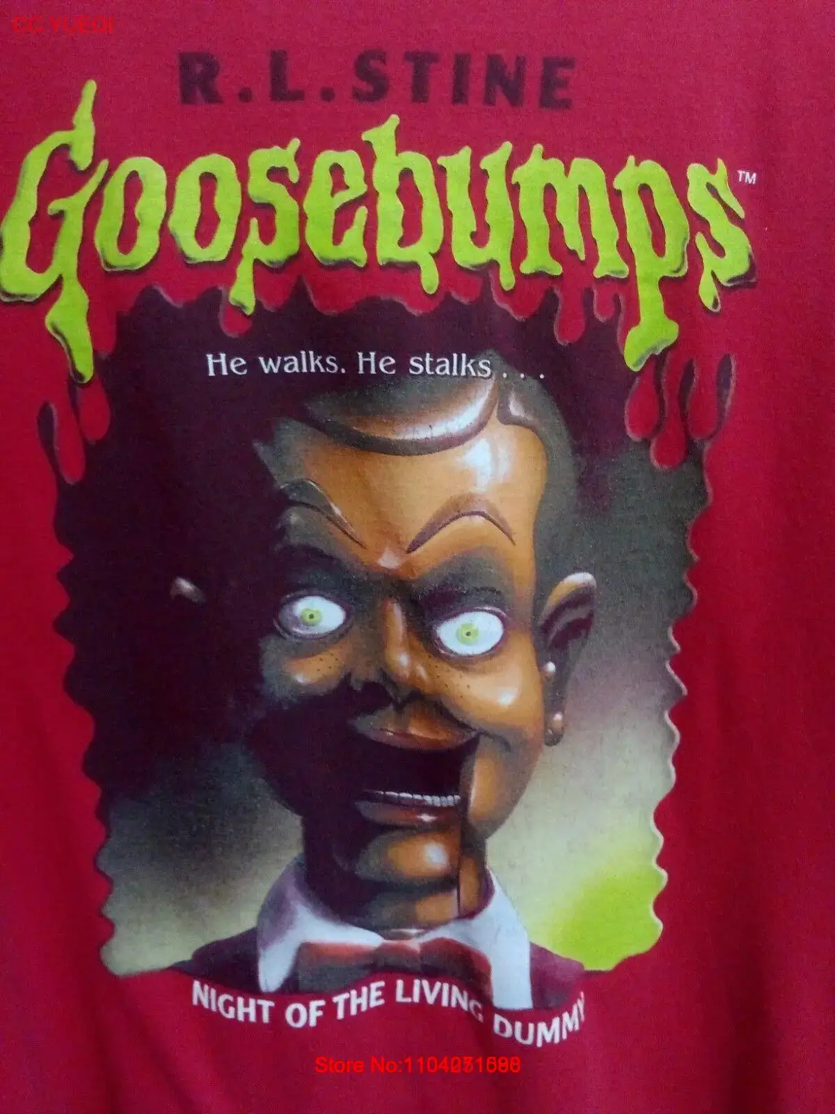 Goosebumps Slappy Shirt Red XL