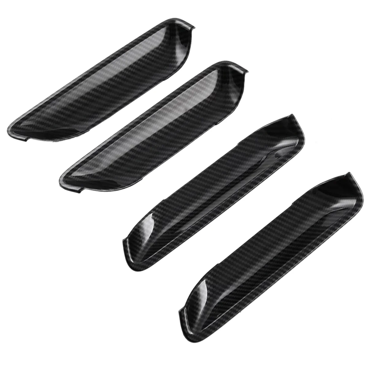 Carbon Fiber Color Car Outside Exterior Door Handle Bowl Cover Trim Protective for BYD Dolphin Mini/BYD Seagull