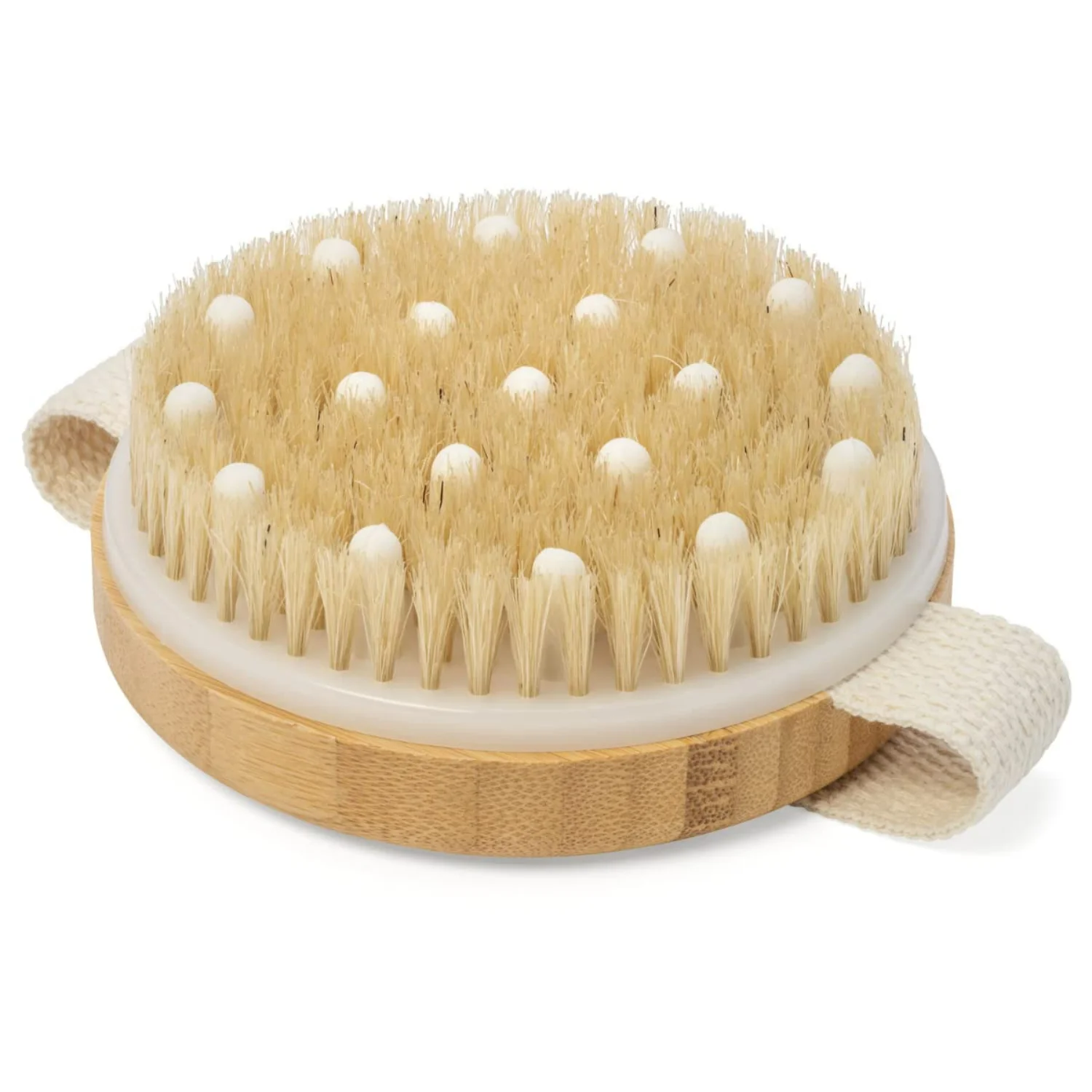 

CSM Dry Body Brush - Natural Bristle Exfoliating Brush for Skin Renewal & Detox