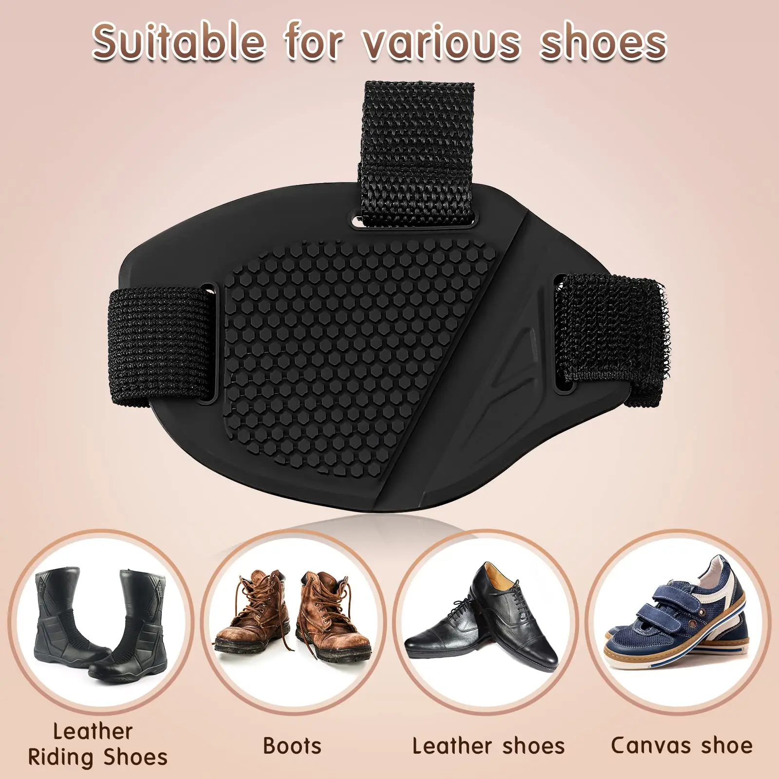 1/4PCS Motorcycle shift Pad Gear shoe Cover Durable Lightweight Boot Protector Adjustable For Riding Motorcycle Accessories