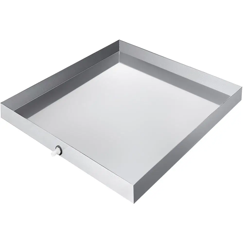 

Сковорода для стиральной машины, 27x25x2,5 дюймов, из нержавеющей стали 304, сливная сковорода для стиральной машины, толщина 18 GA, сверхмощная компактная шайба