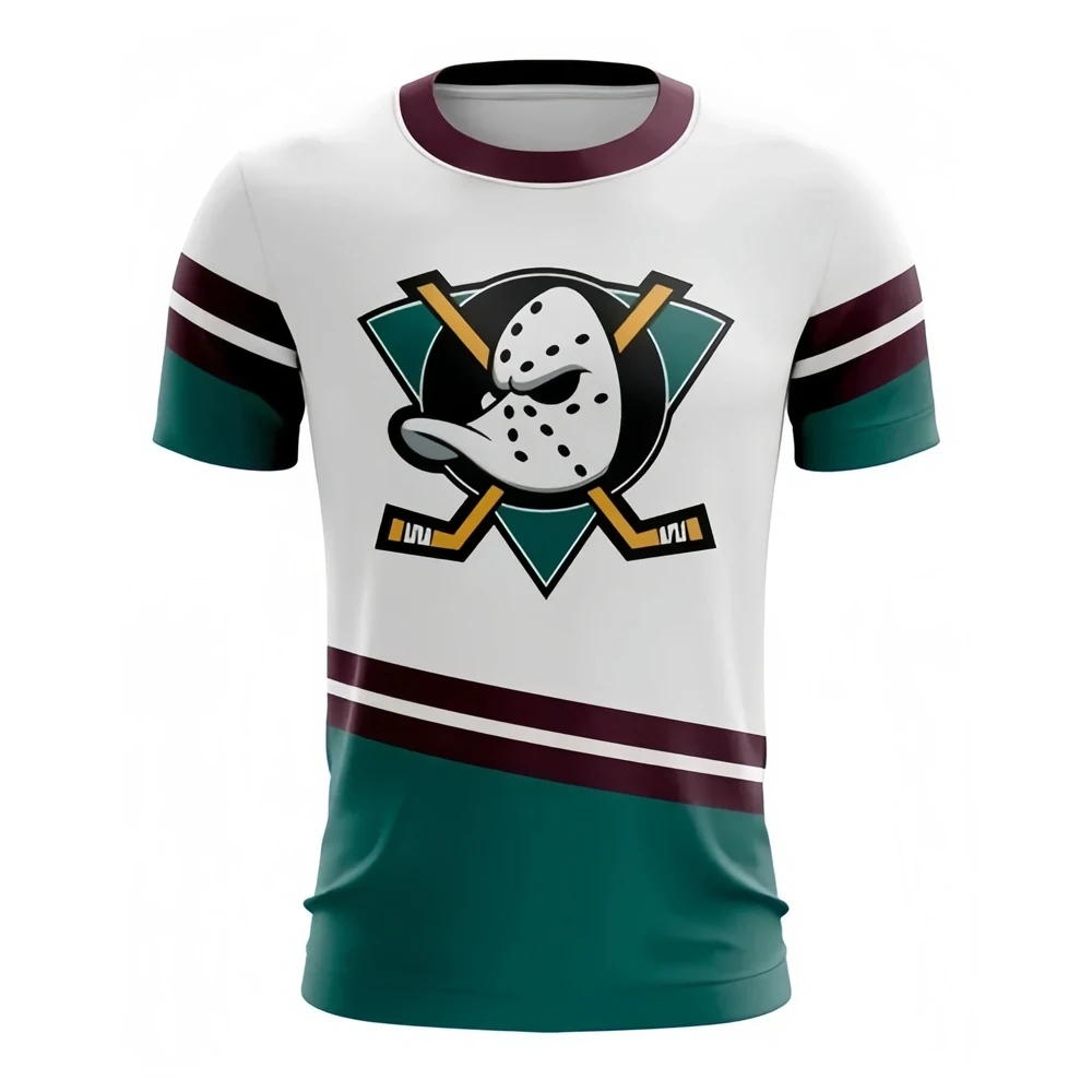 

2025 Summer New Men's Sports T-Shirts Regular Sports Style Motorcycle Off-Road Riding Style Breathable Quick-Drying Tops