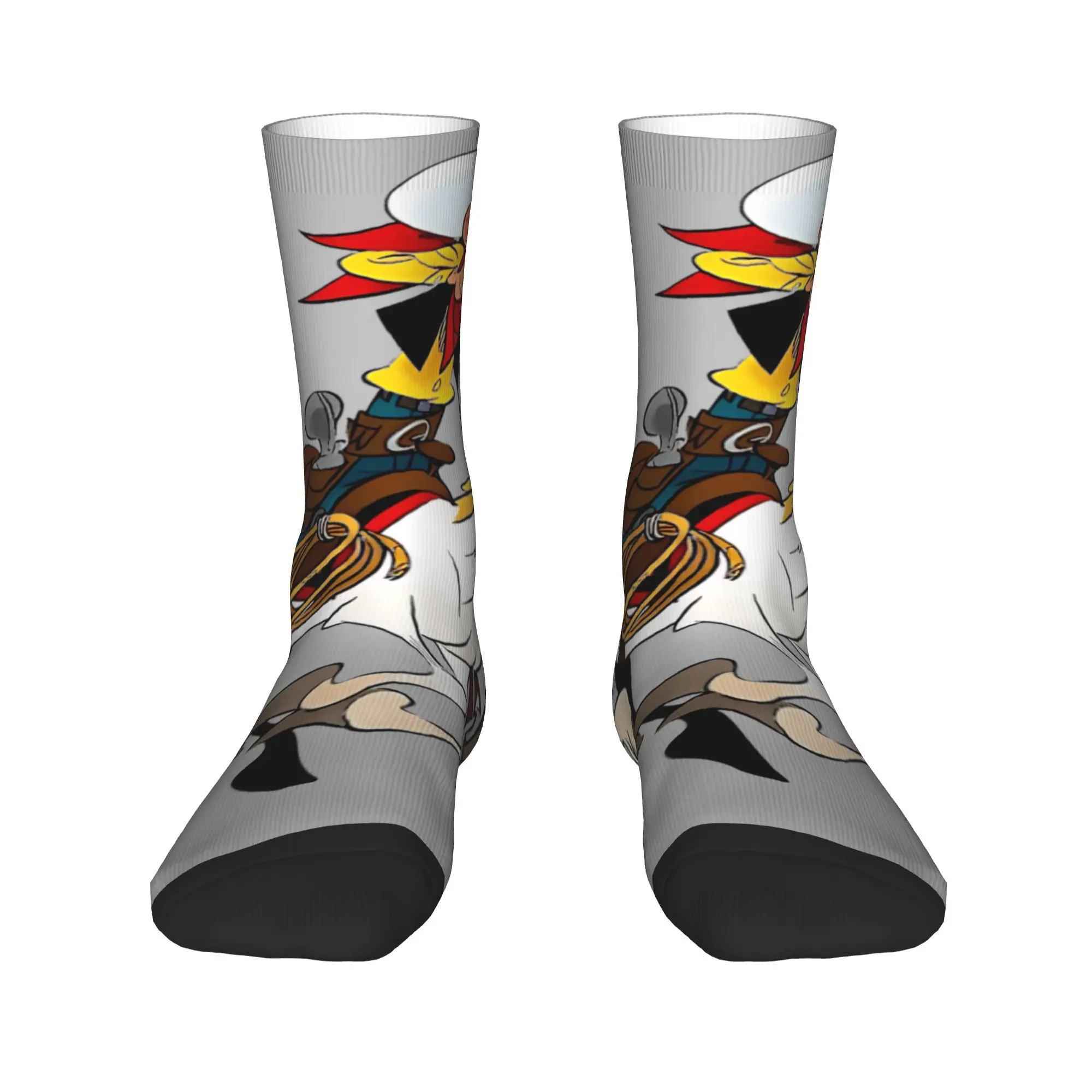 جوارب Lucky Luk للجنسين للرجال، جوارب كلاسيكية مريحة، جوارب شتوية لركوب الدراجات ومضادة للعرق، هدية