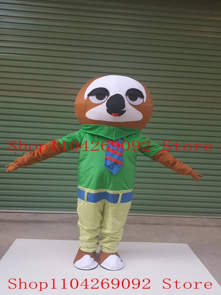 

Sloth Mascot Costume Cartoon Red Fox Mascotter Birthday Anime Animal Paradise Cosplay Costumes Character Party Maskote Carnival
