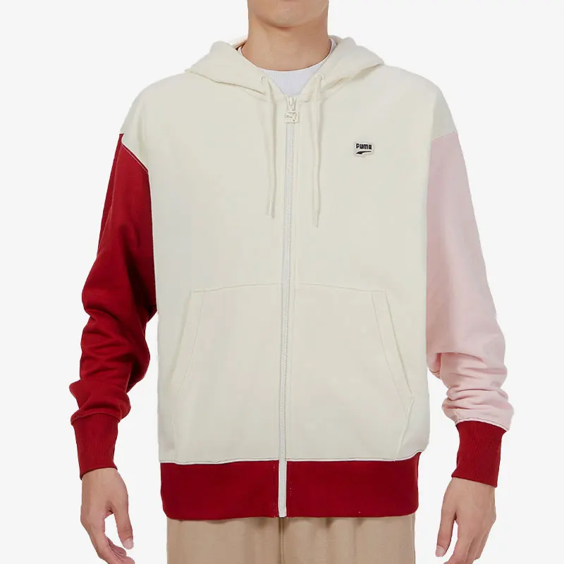 

Оригинальная мужская повседневная спортивная вязаная куртка с капюшоном Puma Color-Block 532679-73