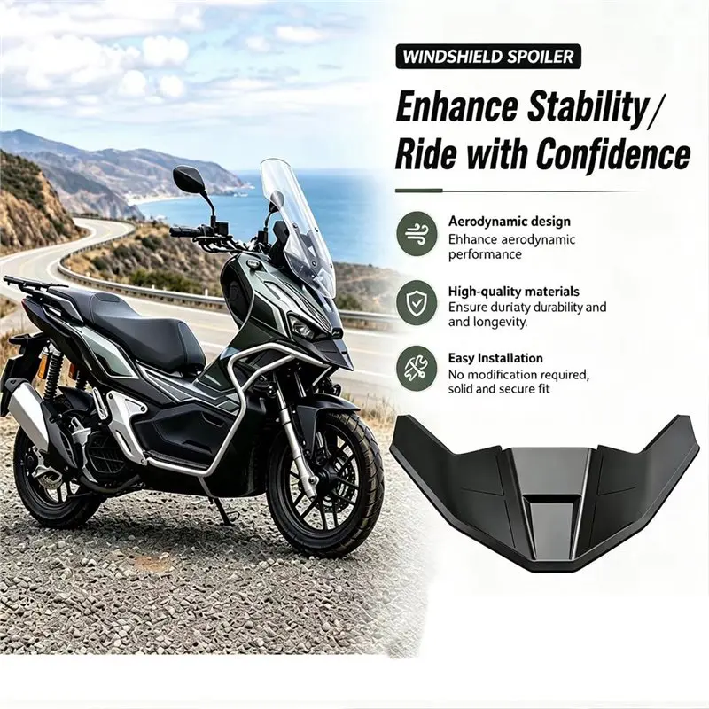 ABTD-Front Nose Beak Extender Fairing Cowl Protector Fender Wing Cover Protection Guard Kit For ZONTES 368G 368-G 2024- 2026
