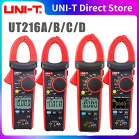 UNI-T UT216D 600A Digital Clamp Meters NCV V.F.C Diode LCD Backlight OLED Display Analogue Bar Graph Work Light