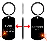 Fashion  Keychains for Men Women Custom Lettering Keychains  Engrave Date Name Logo Keyring Gift for Boyfriend Personalized