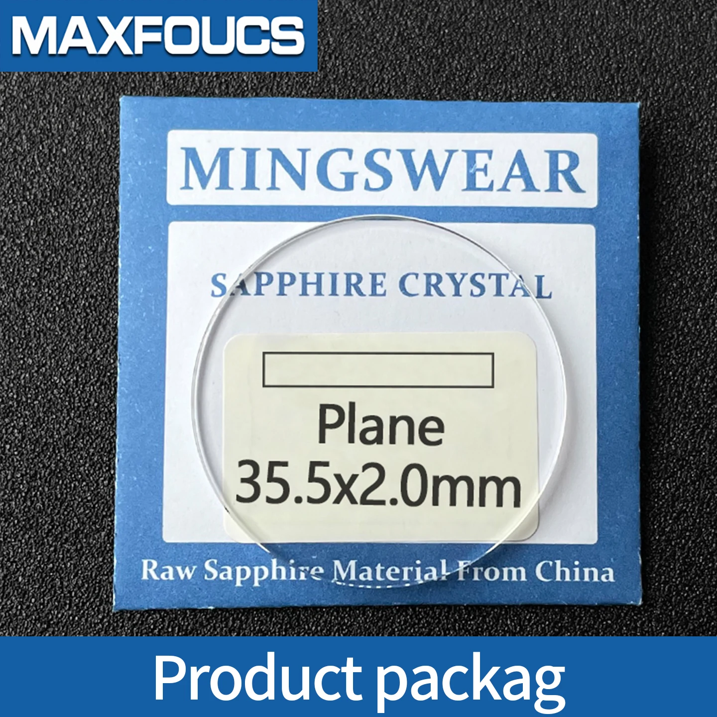 Saphirglas, flach, 2,0 mm dick, 30-39,5 mm Durchmesser, Uhrenkristall, Reparaturwerkzeuge, Zubehör, Uhrenglas-Oberflächenteile – Detail 4