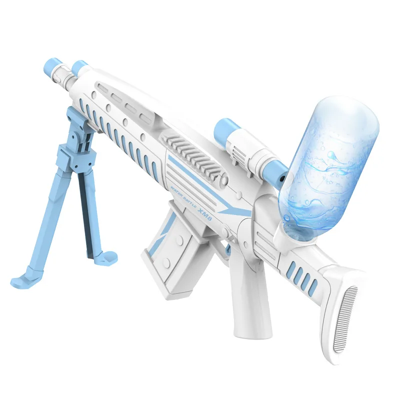 Pistolet à eau électrique aste automatique XM8, jouets de plein air, piscine, plage, garçons, filles, cadeau d'anniversaire pour enfants, été