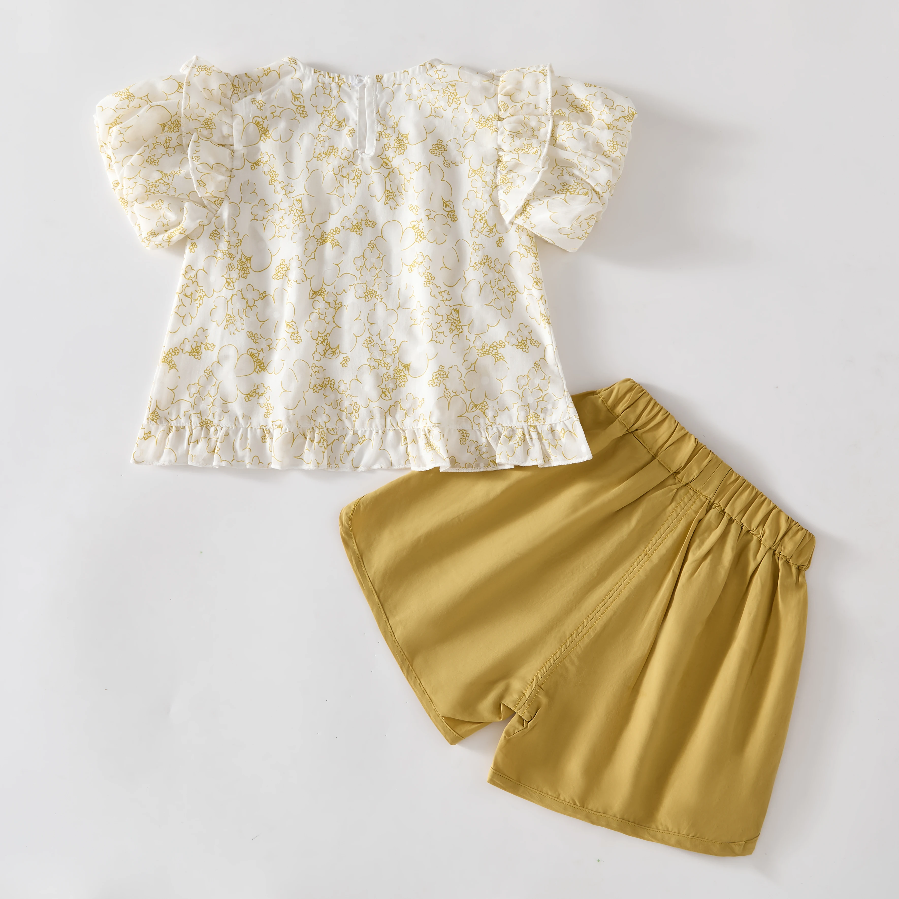 Girls Summer Thin Soft Close-Fitting Air Conditioning Outfit Set Lightweight Cool Design Separate Pieces for Comfortable Wear