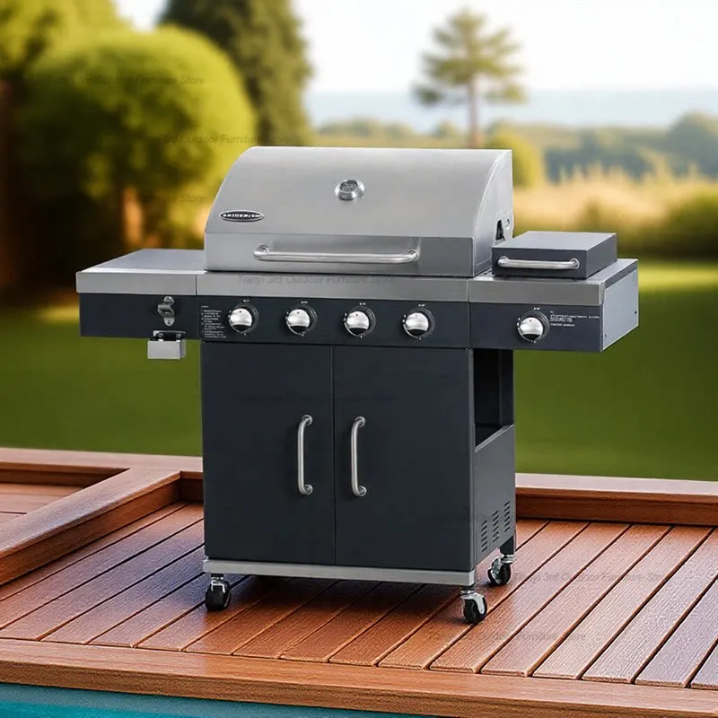 

Nordic Creative Outdoor Courtyard Barbecue Grill Modern Design Garden Villa Barbecue Grill Kitchen,Dining & Bar Barbecue FYQG