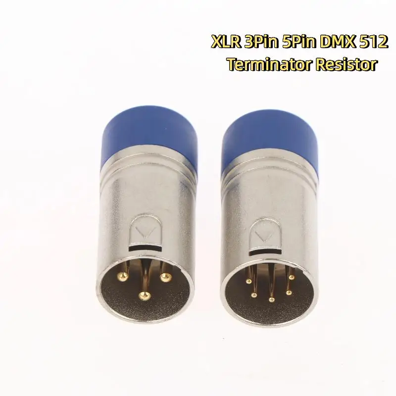 

Резистор-терминатор XLR 3-контактный/5-контактный 120 Ом, стабилизатор сигнала DMX512 для коннекторов сценического освещения