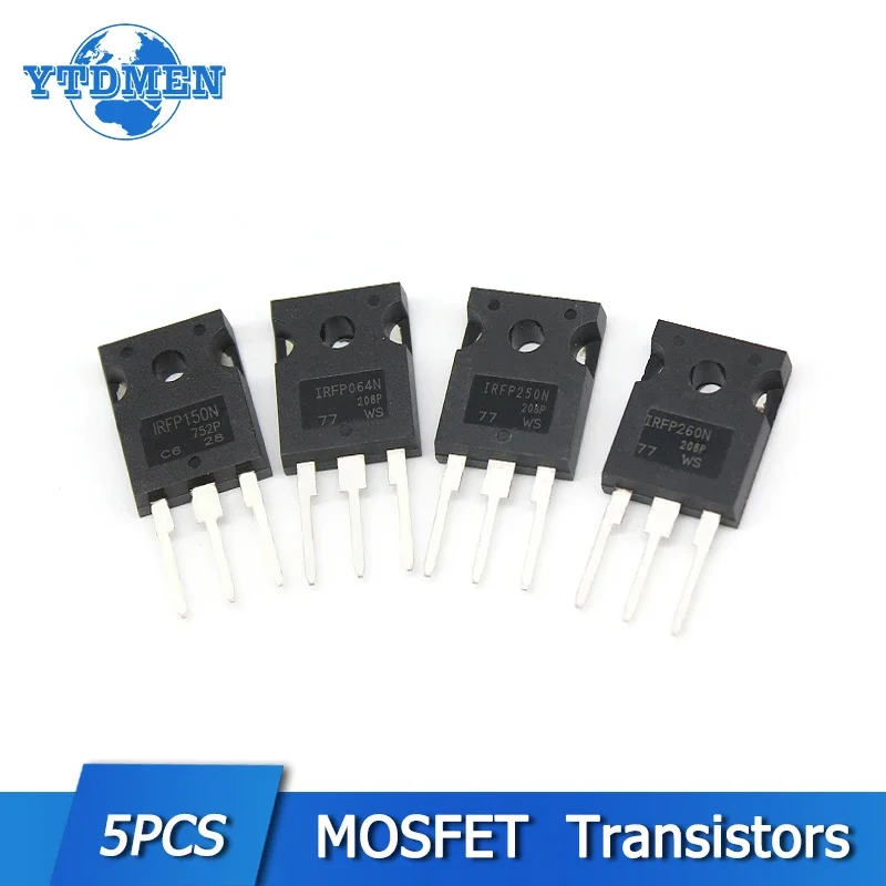 5PCS MOSFET Transistor FET IRFP260N IRFP064N IRFP150N TO-247 MOS N-Channel Transistors Electronics