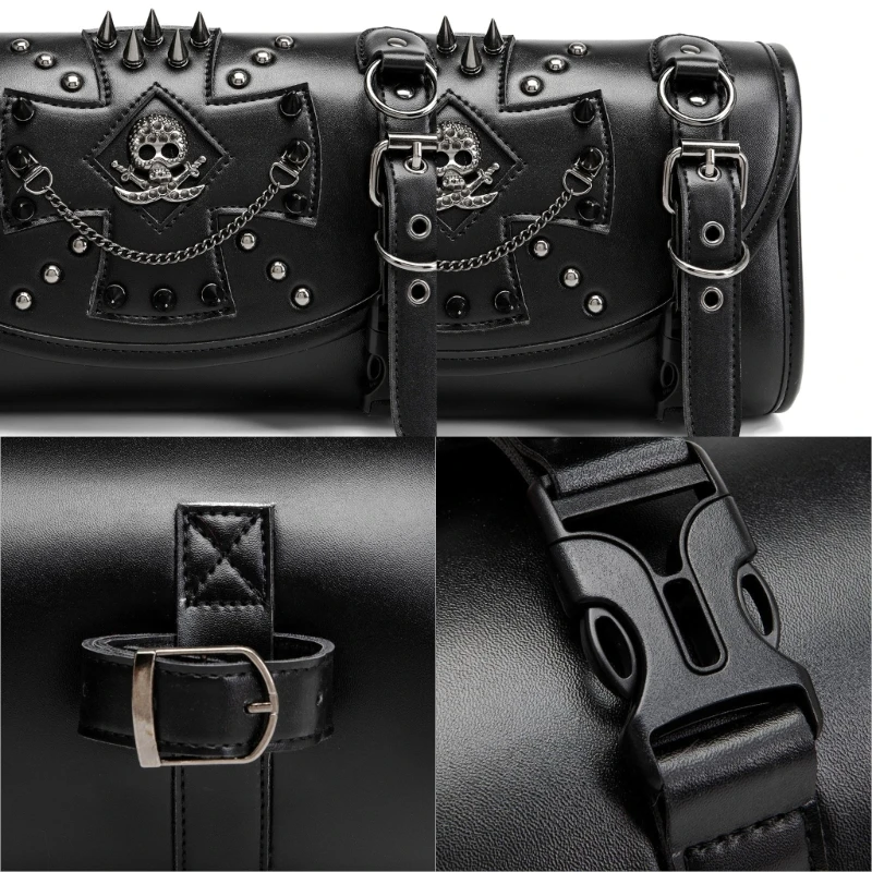 Picture 5: Waterproof Biker Gothic Tool Bag With Multiple Pockets And Secure Mounting System for Cruiser Essential