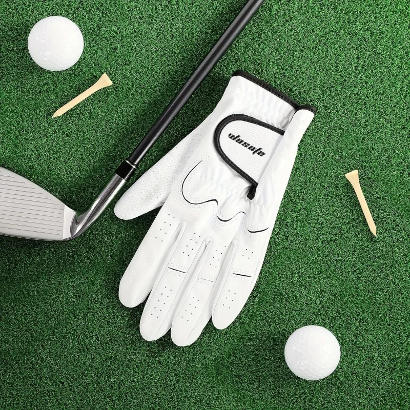 Gants de golf respirants en lyJean-pour hommes, tissu en fibre, doux, confortables, main, magasin