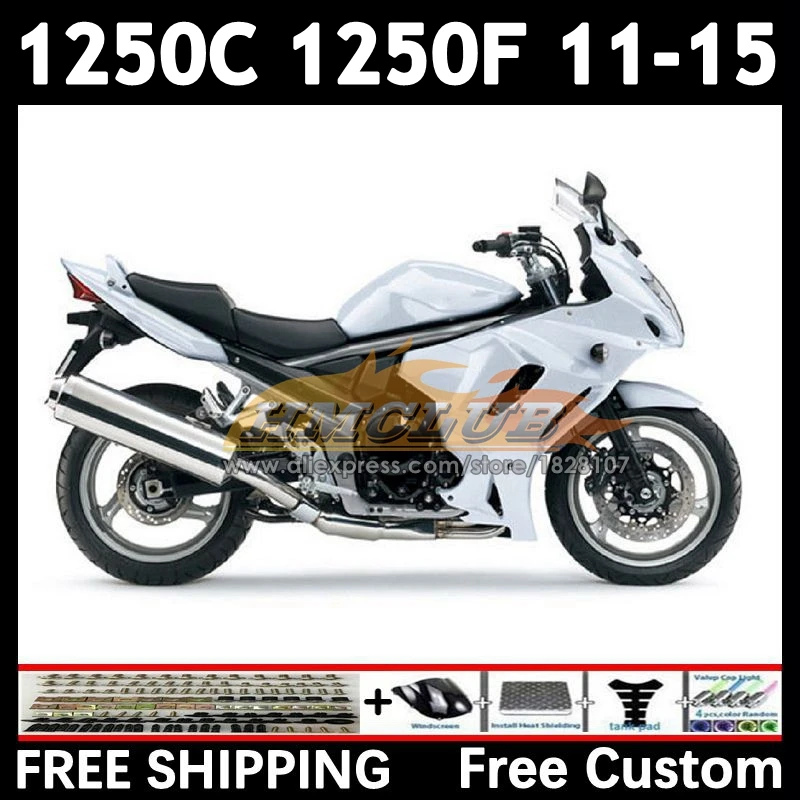 Bandit For SUZUKI GSX1250F GSX1250 FA C 11 12 13 14 15 35No.15 white pearl GSXF1250 GSX1250C 2011 2012 2013 2014 2015 Fairings