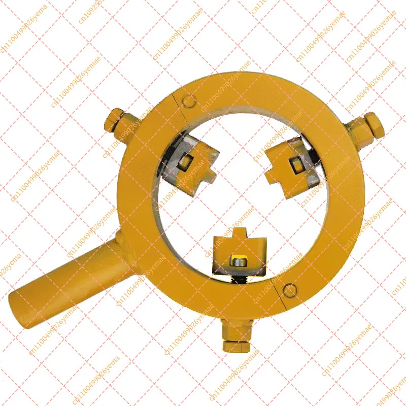 Excavator Hydraulic Cylinder Wrench, 3-Jaw Piston Nut Spanner for Oil Seal Disassembly & Installation