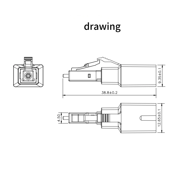 محول الألياف البصرية SC-LC 5 قطعة LC ذكر SC أنثى تحويل موصل SM MM UPC APC متعددة المقرنة الألياف البصرية الهجين كوني