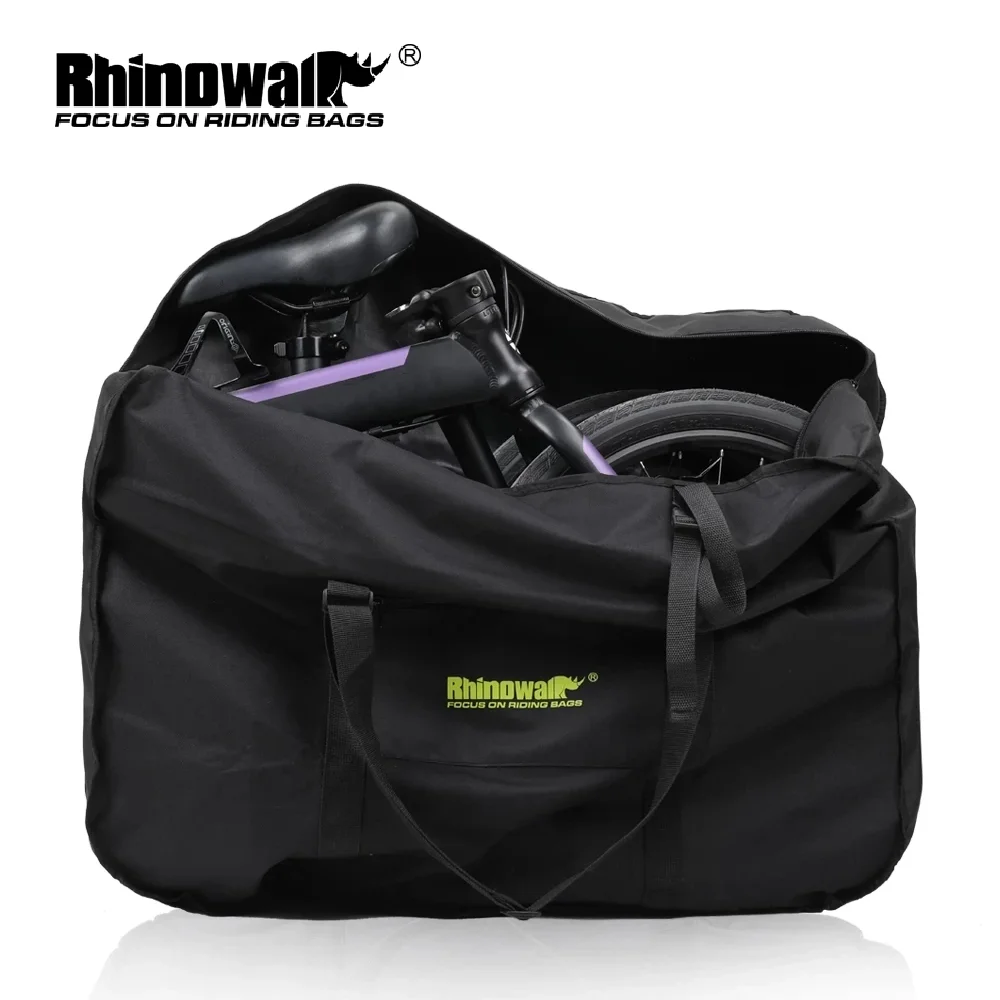 Rhinowalk Folding Bike Carry Bag For16-20 Bike Portable Bicycle Carry Bag Cycling Bike Transport Case Travel Bicycle Accessories