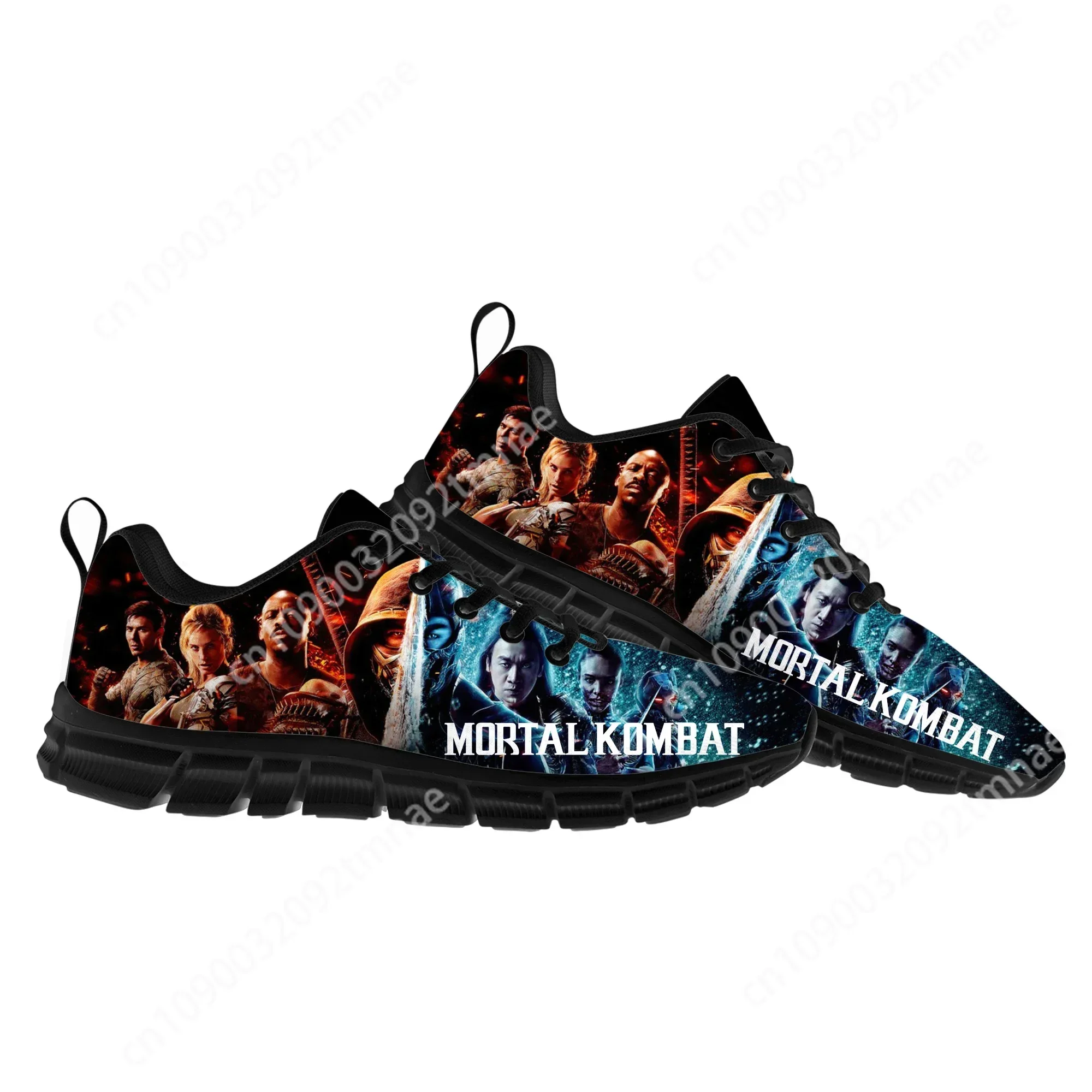 Mortal Kombat Sports Shoes Cartoon Game Mens Womens Teenager Children Sneakers Fashion High Quality Sneaker Custom Built Shoes