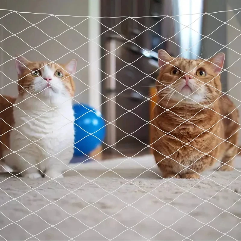 Cat Safety Net for Balcony Window Pet Protective Mesh Fall Prevention Nylon Fencing