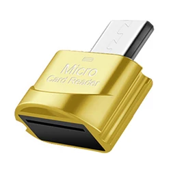 Mini lecteur de carte mémoire portable de type-c 3.1 micro USB OTG, adaptateur haute vitesse en alliage d'aluminium