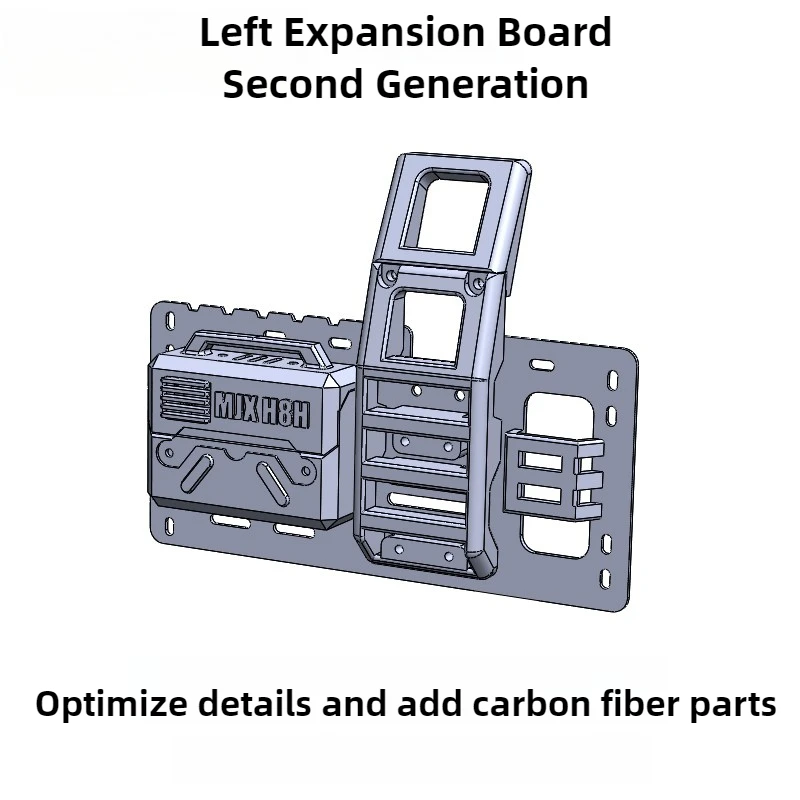 Left Expansion Board Modification Parts for 1:8 MJX H8H H8H+ RC Climbing Car Decoration Modification Accessories