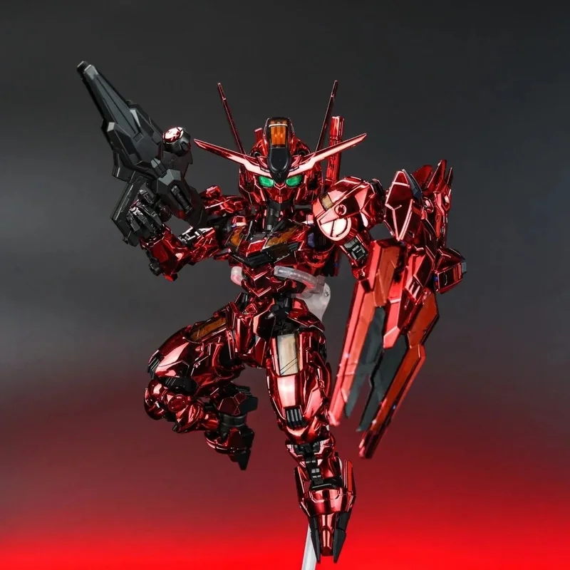 SUPA MGSD Gunpla Kit de Montaje Electrochapado Rojo Chino con Efecto Halo, Figura de Acción, Piezas de Mobile Suit, Juguetes y Regalos