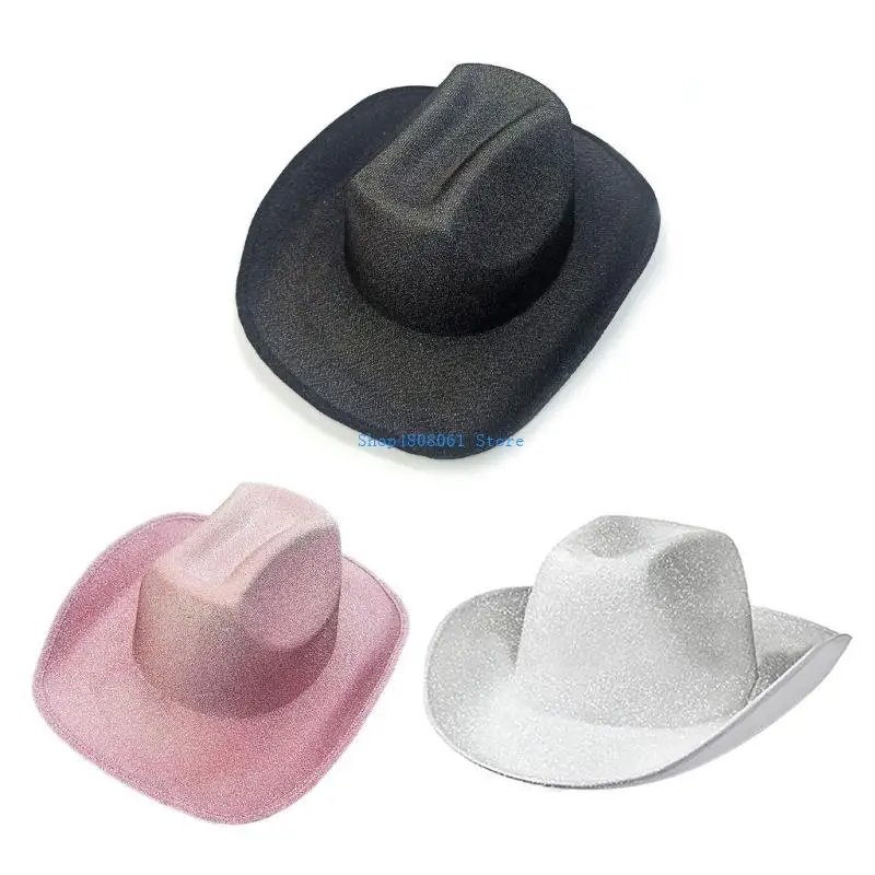 قبعة راعية البقر الفضائية T3LC للكبار مع سطح ترتر للحفلات ذات الطابع الشخصي