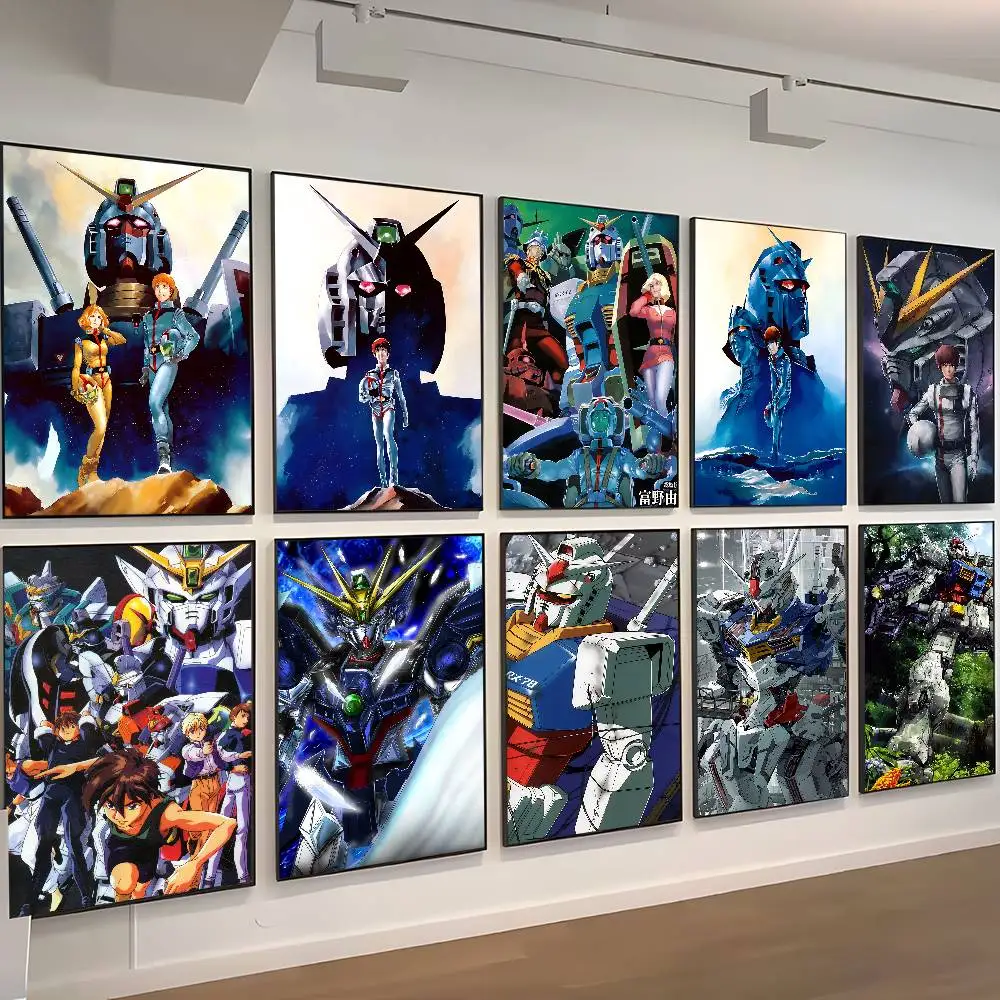 G-GUNDAMS Self-adhesive Art Poster Whitepaper Prints Posters Artwork Aesthetic Art Wall Painting