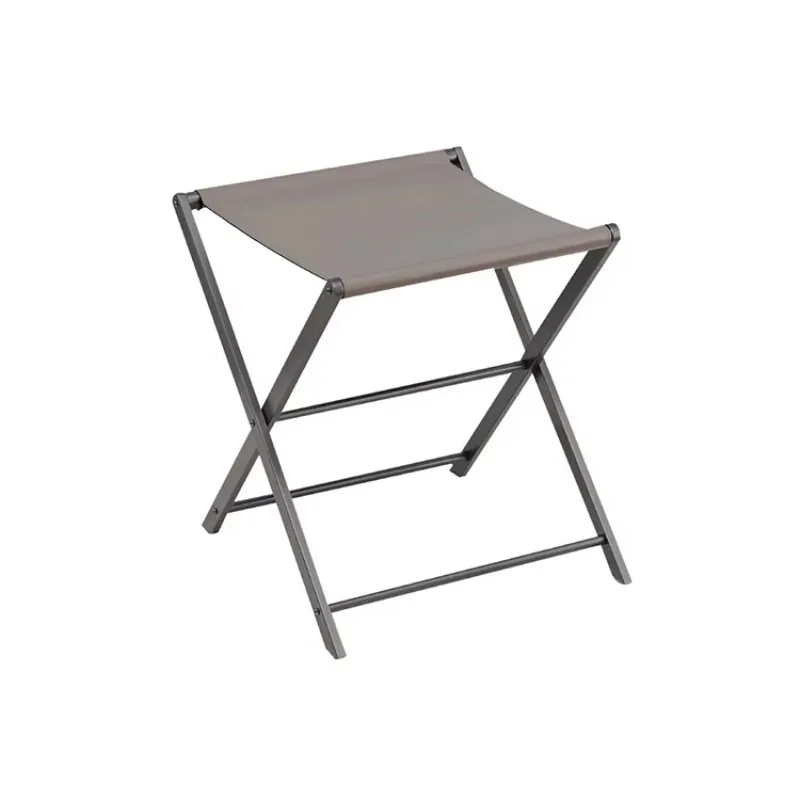 Wholesale OEM Hotel Luggage Rack Manufacturer - Stainless Steel Folding Luggage Stand for Hotel Living Room