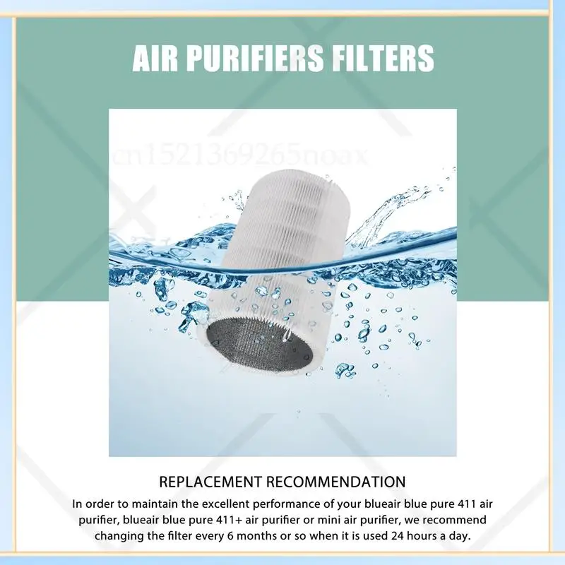 

-SPOR Replacement Filter For Blueair Blue Pure 411/411+ & Blueair 3210 Air Purifier Filter Filter