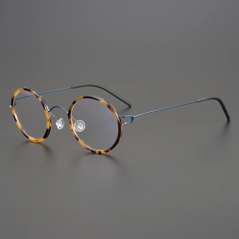SO SMOOTH WIND Dänemark Marke Titan Brille Rahmen Männer Frauen Gummi Runde Schraubenlose Brillen Ultraleicht Brillen Handgemachte Designer Rahmen 8