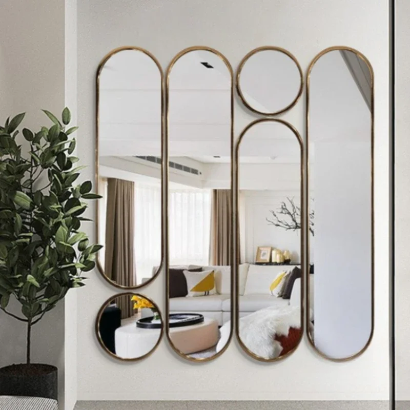 Full Length Decorative Mirrors Large Shower Table Custom RDecorative Mirrors Light Makeup Spiegel Specchio Home Decor WN50DM