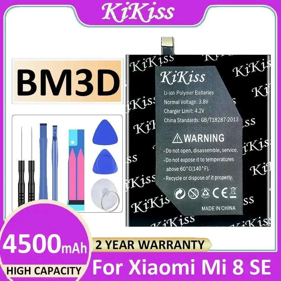 

4500Mah Fast Charging Mobile Phone Battery BM3D For Xiaomi MI 8 SE Good Low-Temperature Performance