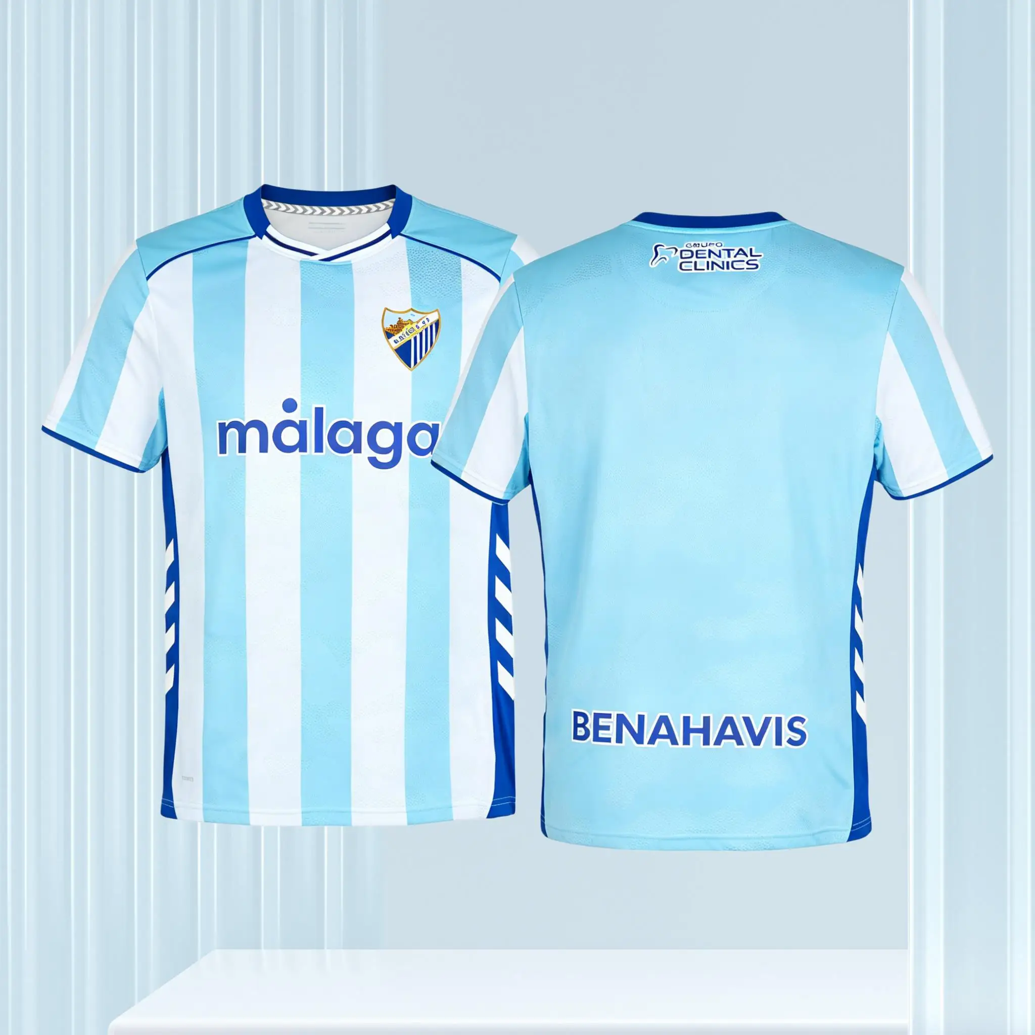 Family Matching 2025-26 New Malaga Fans 3D Printed Football Jersey Summer Breathable Casual Sportswear Top for Men Women Kids