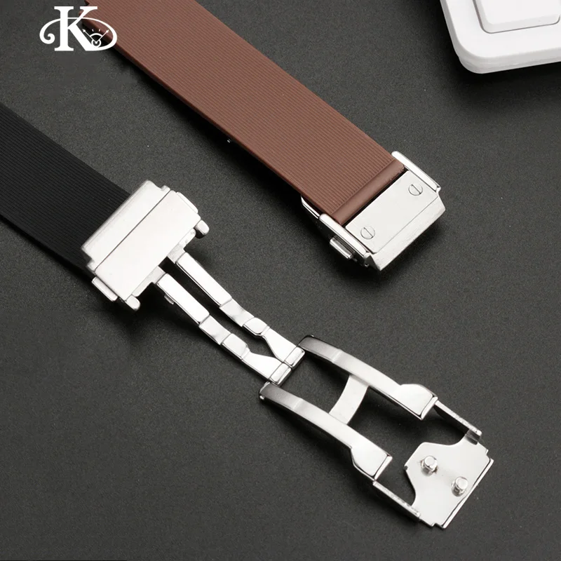 Hb Watchに適したラバーストラップ,yubo Classicクォーツフュージョンウォッチ,女性用シリコンテープ付き