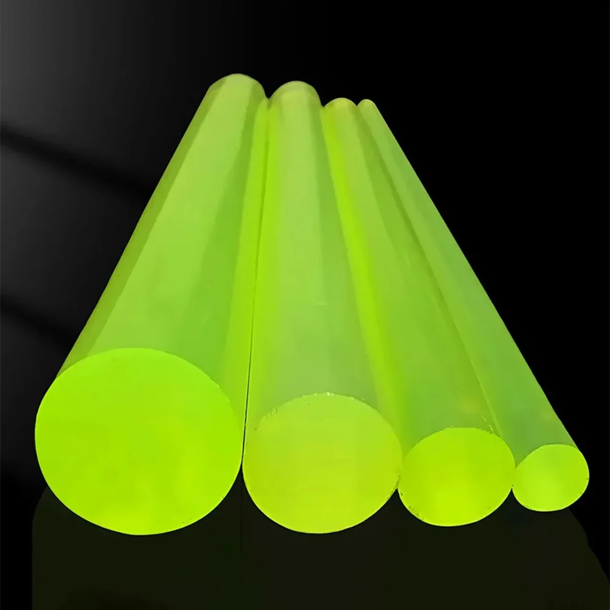 Solid PU Polyurethane Rod Cow Tendon Elastic Rubber Rubber Round Bar Dia 2/3/4/5/6/8/10- 55mm Length