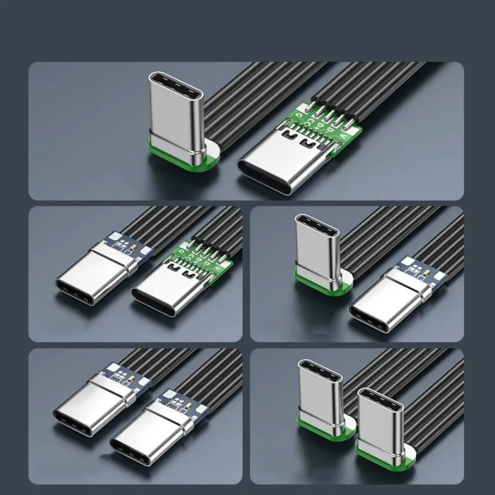 Double Headed Fast Charging Cord Lightweight Anti Oxidation Fast Charging Data Cord Data Wire Pipe Bend
